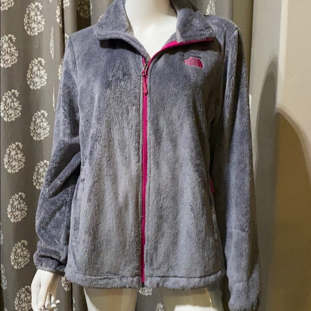 North face plush jacket L